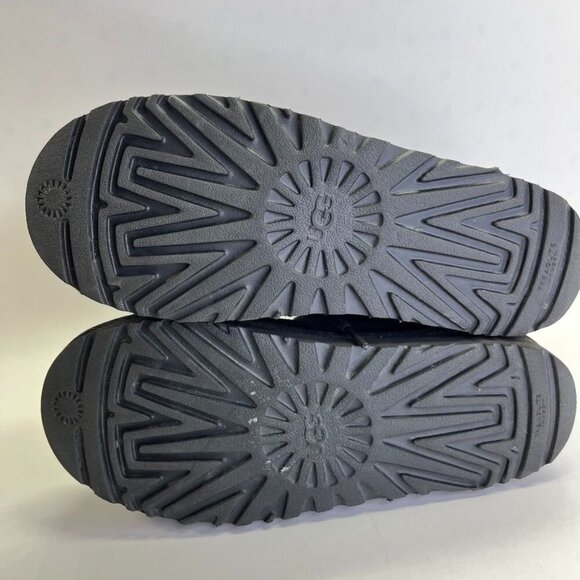 UGG Australia Women's Diara Boot US Size 6 in Black Sherpa Lined - Picture 14 of 16